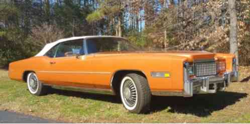 1975 Cadillac Eldorado Leather - Persimmon