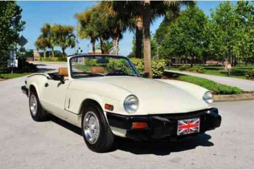 1980 Triumph Spitfire Roadster 58k Miles 5-Speed Absolutely Gorgeous!