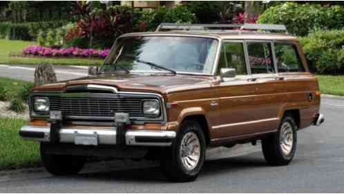 Jeep Wagoneer FACTORY LEATHER (1985)