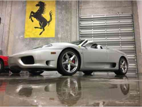 2002 Ferrari 360 Spider Convertible 2-Door
