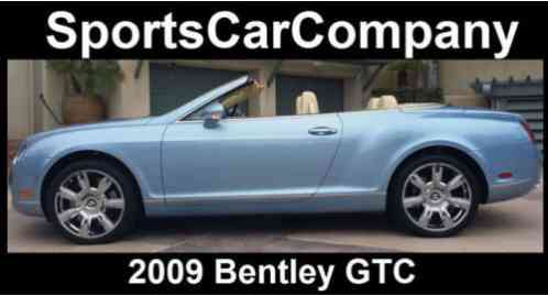 2009 Bentley Continental GT GTC Convertible 2-Door