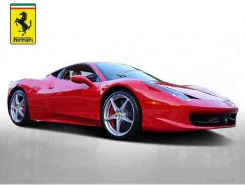 2012 Ferrari 458 --