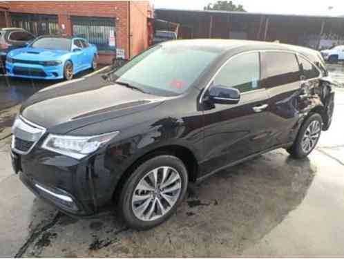 2016 Acura MDX Salvage Wrecked Repairable