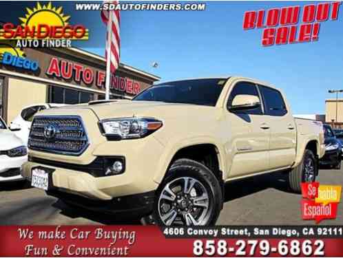 2016 Toyota Tacoma 4WD TRD Sport Double Cab - SdAutoFinders. COM - 1 OWNER CLN CARFAX