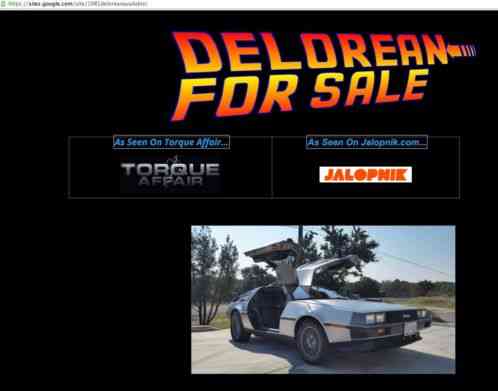 DeLorean DMC 12 (1981)