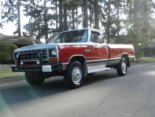 1984 Dodge Other Pickups POWER RAM 250