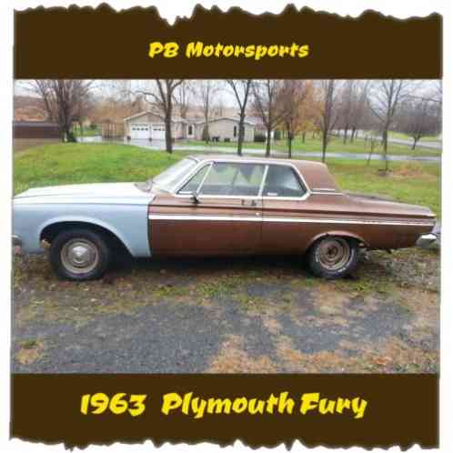 Plymouth Fury FURY 2 DR. (1963)