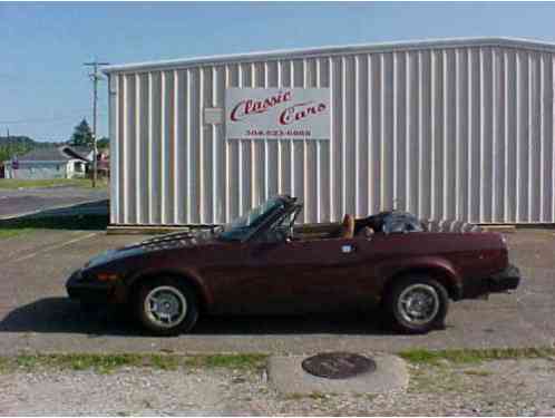 Triumph Other CONVERTIBLE LOW MILES (1980)