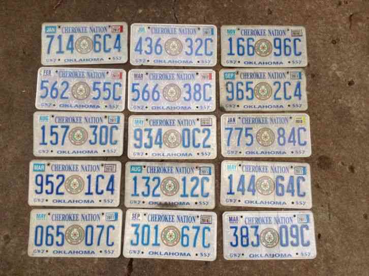 Oklahoma about 2002 APPORTIONED TRUCK license plate!