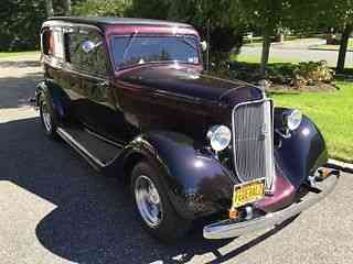 1934 Plymouth 2 door Sedan Black Cherry