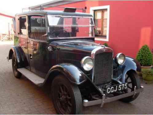 1935 Austin Taxi embossed crocodile leather