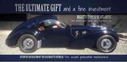 1938 Bugatti Type 57SC Atlantic coupe