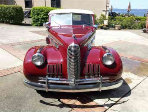 1940 Cadillac LaSalle 5029 4 door convertible Stock