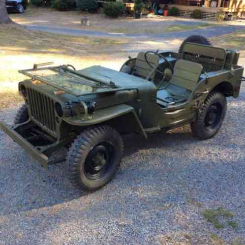 1944 Willys MB army jeep GPW