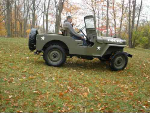 Willys CJ2A MILITARY STYLE (1946)