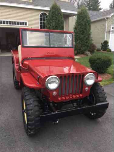 1947 Willys red