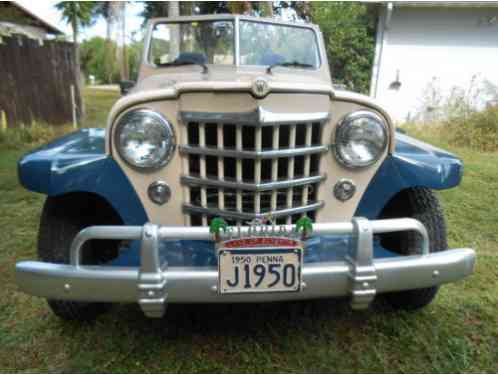 Willys convertible custom interier (1950)