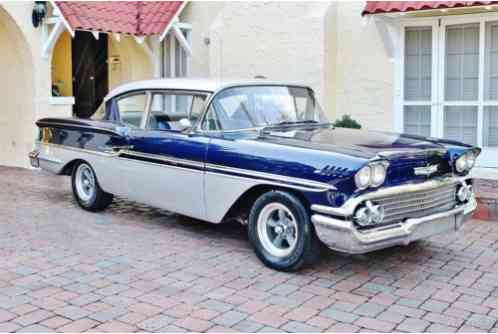 1958 Chevrolet Biscayne Hardtop Powered with 350 V8, Disc Brakes, A/C