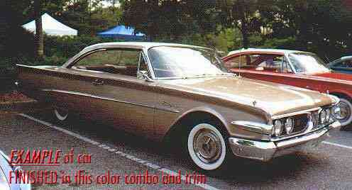 1960 Edsel Ranger 2 door hardtop standard interior