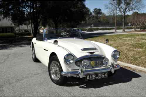 Austin Healey 3000 Red, Wood grain, (1964)