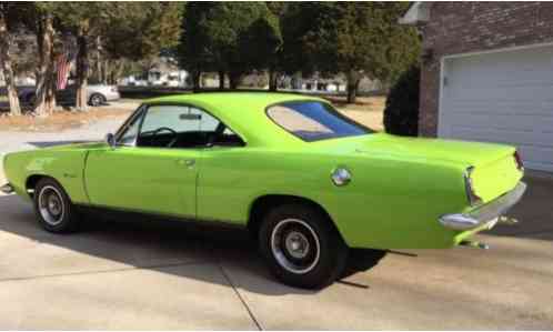 1967 Plymouth Barracuda Notchback