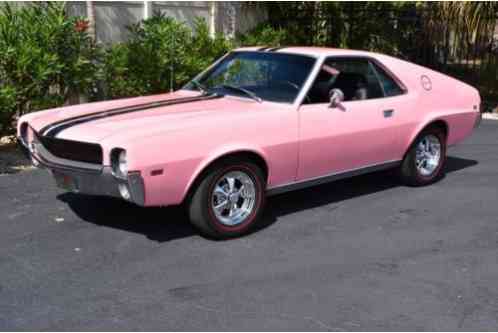 1969 AMC AMX 390CI V8 Auto 1 of 1 in Pink!