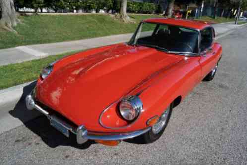 1969 Jaguar E-Type Black Leather