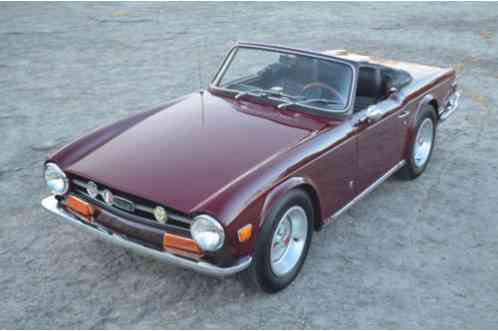 1969 Triumph TR-6 Early TR6 with OVERDRIVE