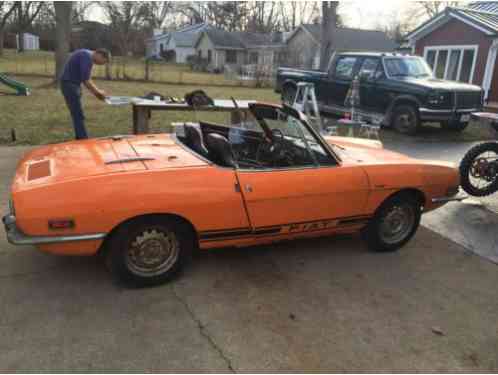 1970 Fiat 850 spider sport 2 door convertible