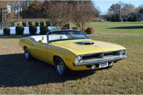 1970 Plymouth Barracuda Convertible