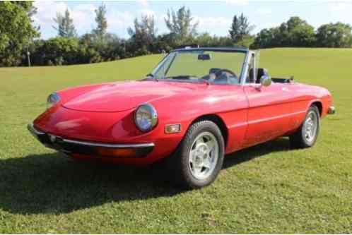 1971 Alfa Romeo Spider Ienizione Convertible