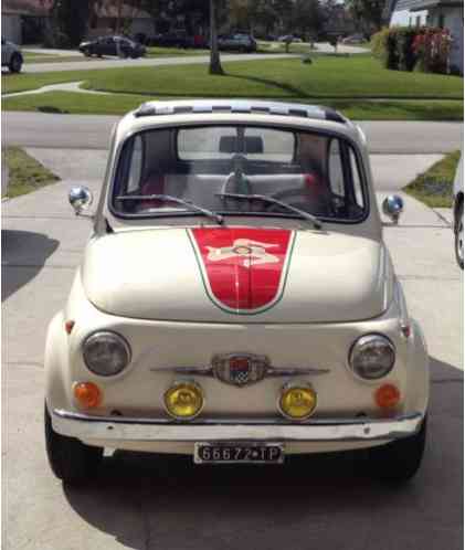 Fiat 500 RED TAN (1971)