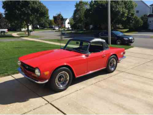 Triumph TR-6 2 Door Convertible (1971)