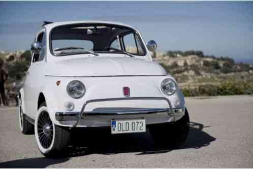 1972 Fiat 500 White