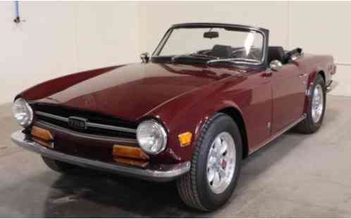 1972 Triumph TR6 with overdrive --