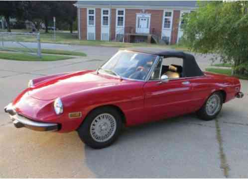 1974 Alfa Romeo Spider 2-Door Convertible