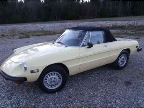 Alfa Romeo Spider Convertible (1976)