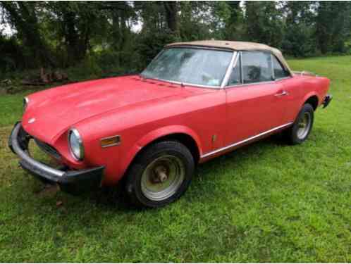 1976 Fiat Spider 1800 --