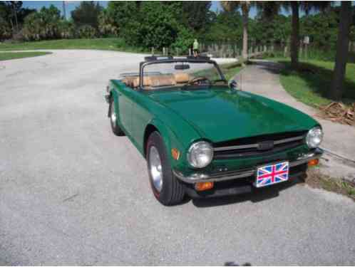 Triumph TR-6 base convertible (1976)