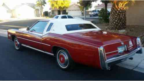 Cadillac Eldorado white vinyl roof (1978)