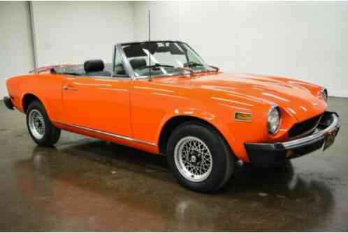 1978 Fiat 124 Spider Sport