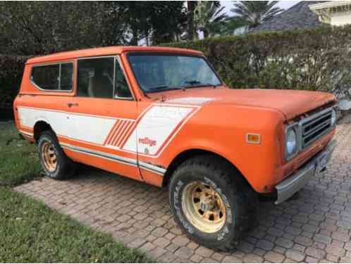 1978 International Harvester Scout Rallye