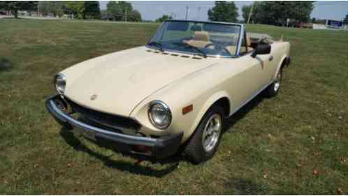 1979 Fiat 124 Spider