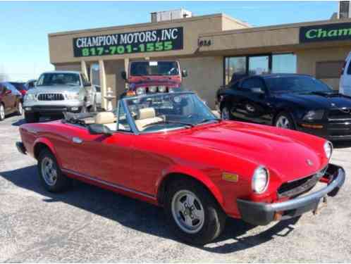 1979 Fiat 124 Spider Classica 2000