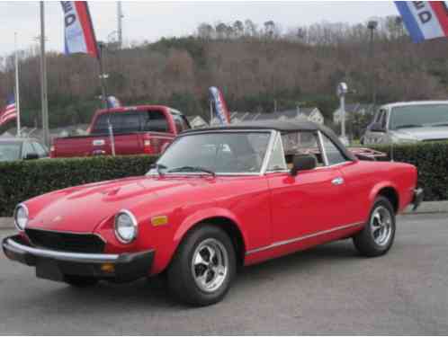 1979 Fiat 124 Spider