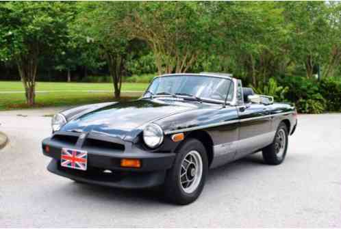 1979 MG MGB Convertible Triple Black 4-Speed Simply Stunning