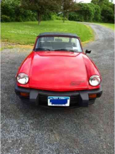 1979 Triumph Spitfire TONNEAU