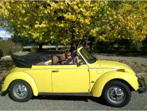 1979 Volkswagen Beetle - Classic Yellow with Black top/Tan trim