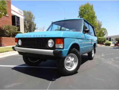 1980 Land Rover Range Rover 2-Doors