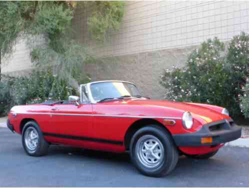 1980 MG MGB MG B Roadster Beaufiul Rust Free Great Driver